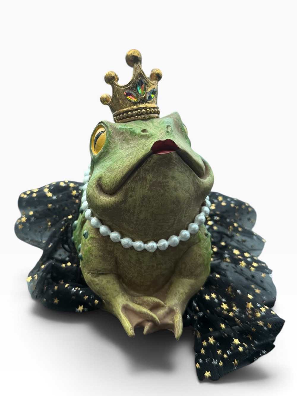 Viral Halloween Frog Princess Crown Tutu Figurine 2026 frog queen - Picture 2 of 6